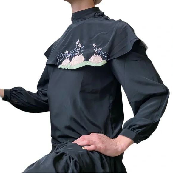 Vintage Sue Wong Ruffle Dress - Picture 12 of 15